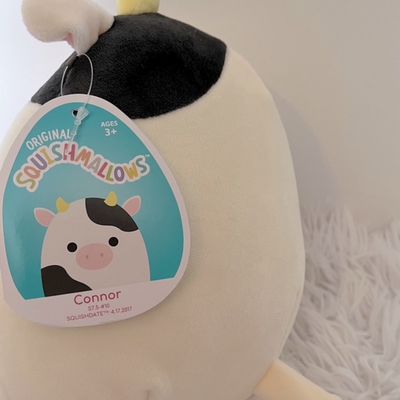Connor the Cow Squishmallow 7.5” - Picture 3 of 4